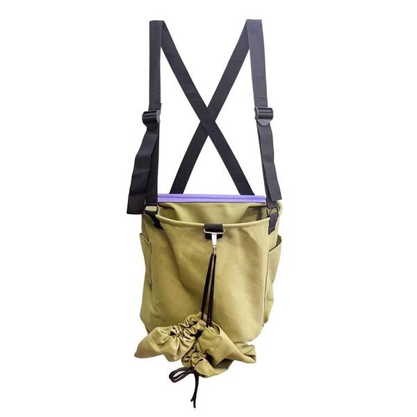 Drop‑Bottom Harvest, Heavy‑Duty Washable Canvas, Adjustable Straps, Large Capacity Fruit Picking Bag Garden Harvest Set
