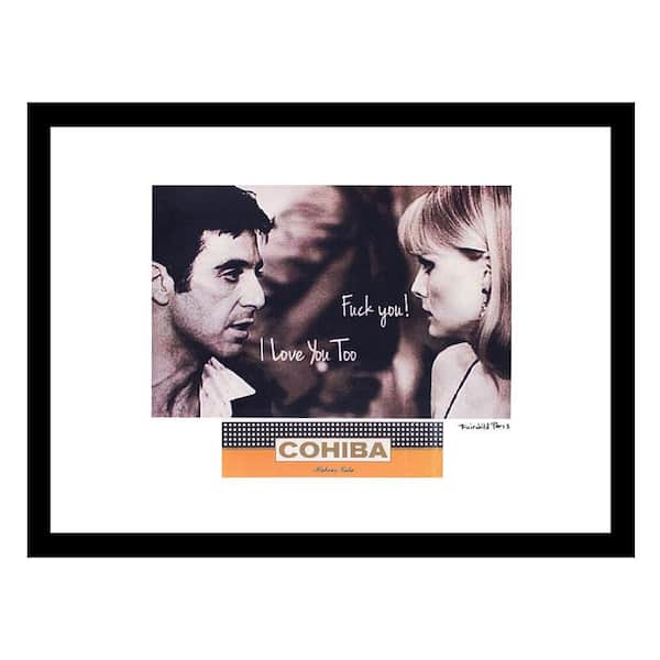 VENICE BEACH Collections Pacino and Michelle Pfeiffer Say It Straight by Fairchild Paris 1-Piece Framed Graphic Print 18 in. x 14 in.