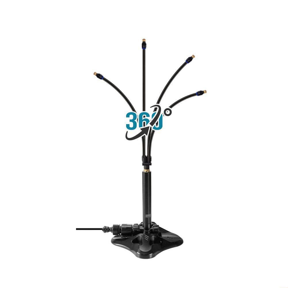 2.6 ft. Portable Outdoor Misting System with Adjustable Tube for Patio Cooling