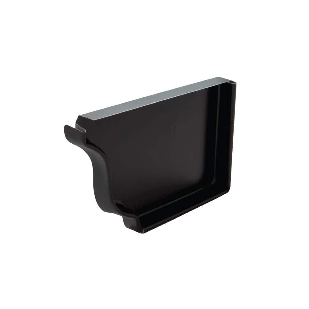 5 in. Black Aluminum K-Style Right End Cap price history on PriceWatchPro