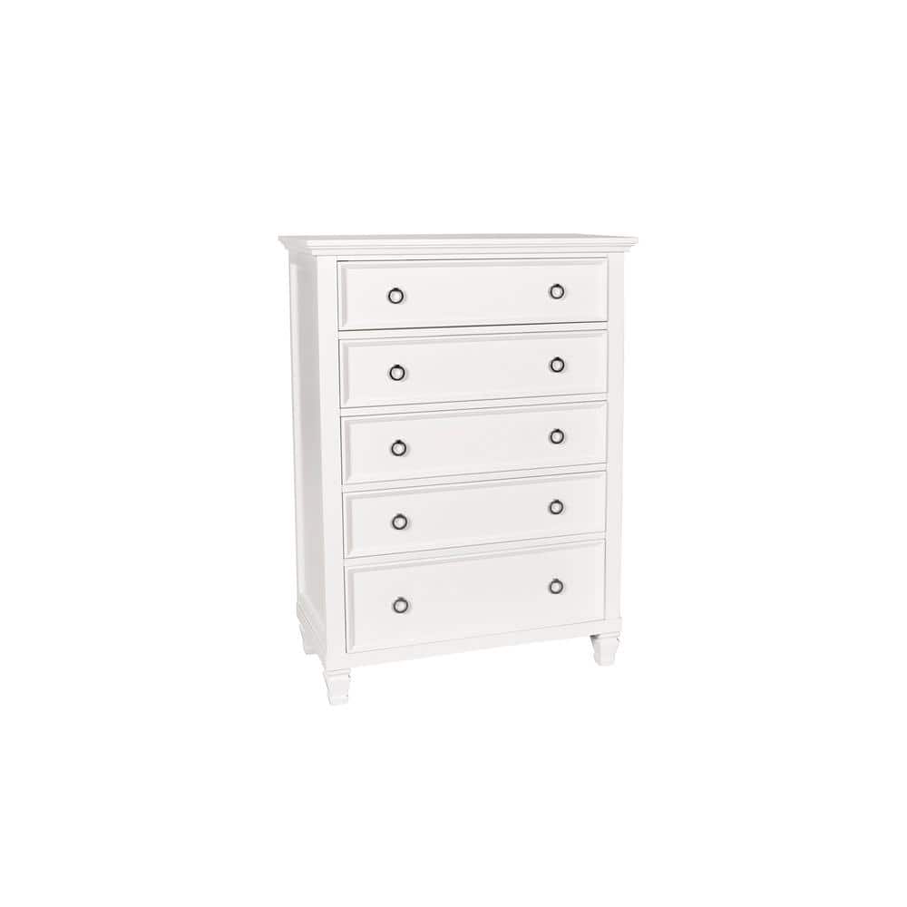 Gymax Drawer White Chest of Drawers Dresser Clothes Storage Bedroom Tall  Furniture Cabinet 23 .5 in. x 16 in. x 53.5 in. GYM03587 - The Home Depot