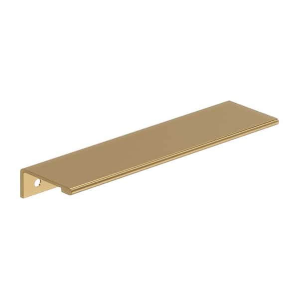 Amerock Streamline II 6 in. Center-to-Center (152mm) Modern Champagne Bronze Cabinet Edge Pull