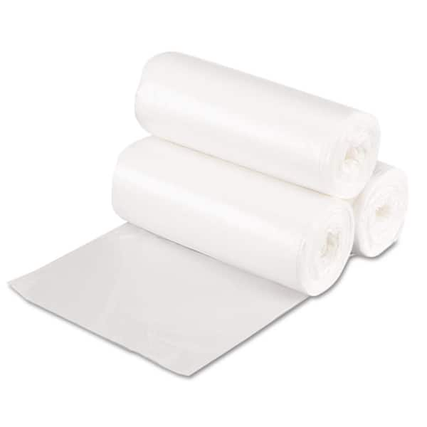 Can Liners, 16 gal, 8 mic, 24 x 33, Natural, 50 Bags/Roll, 4 Rolls/Carton  - Reliable Paper