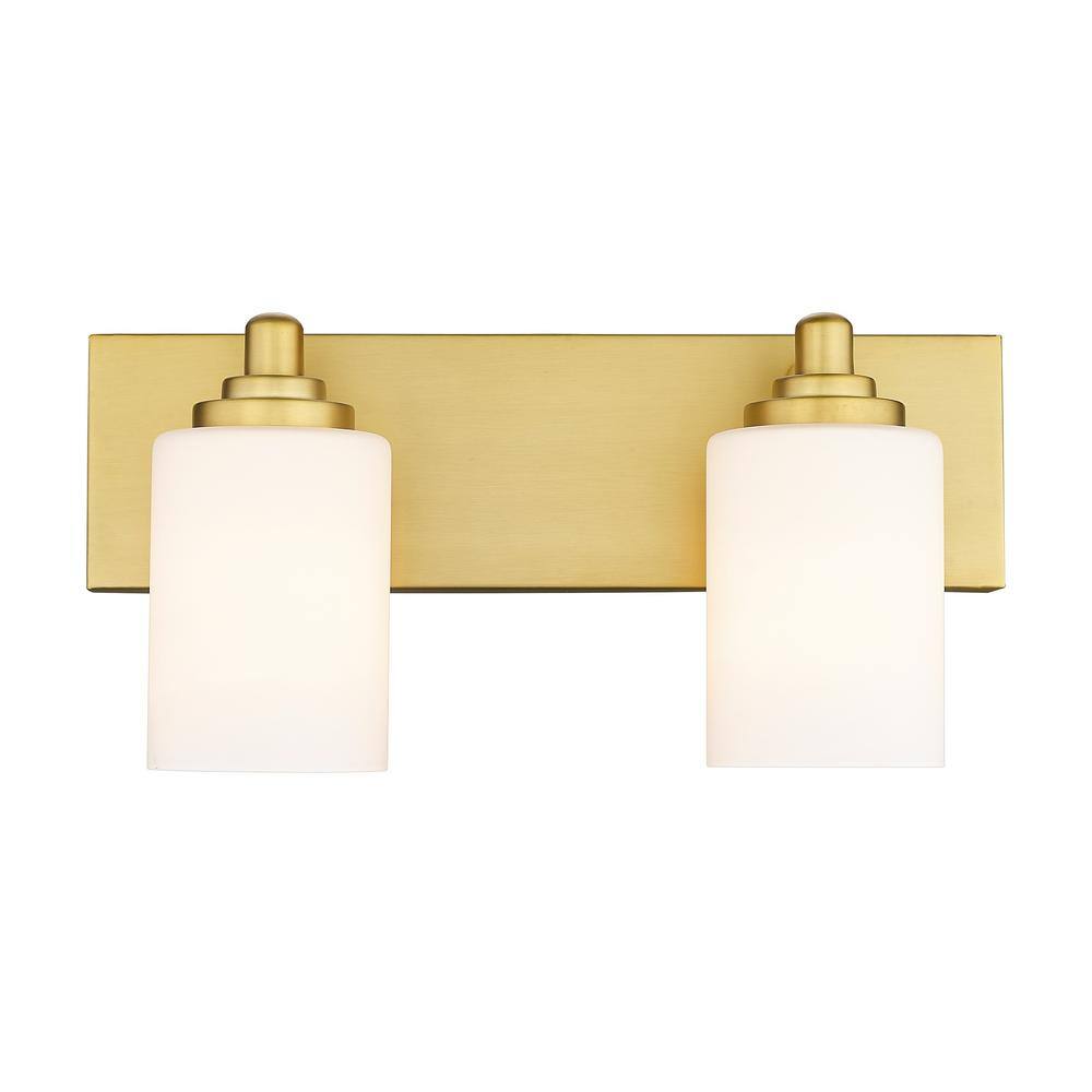 Soledad Brushed Gold 16.25" Jelly Jar Vanity Light