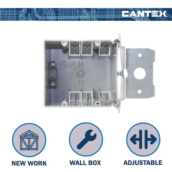 Carlon B114R-UPC Lamson Home Products Number-1G Old Work Box Pack of 3 -  Amazon.com