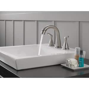 Broadmoor 8 in. Widespread 2-Handle Bathroom Faucet with Pull-Down Spout in SpotShield Brushed Nickel