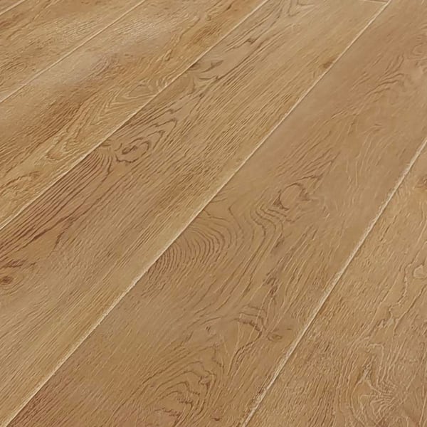 Take Home Sample-Perfection Royal Oak 7 in. W x 9 in. L Click Lock U-Groove Waterproof Luxury Vinyl Plank Flooring