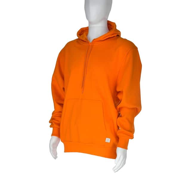 PIP Men's X-Large Orange AR/FR Cotton Fleece Pullover Hoodie with