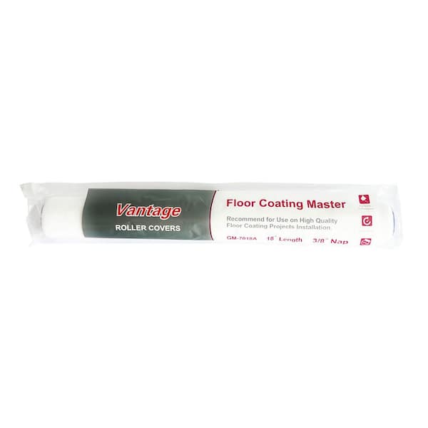 18 in. x 3/8 in. Fabric Larger Flooring Project Topcoat Roller Cover (12-Pack)