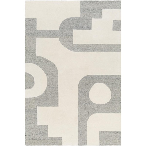 Livabliss Rowan Cream Doormat 2 ft. x 3 ft. Geometric Indoor Area Rug