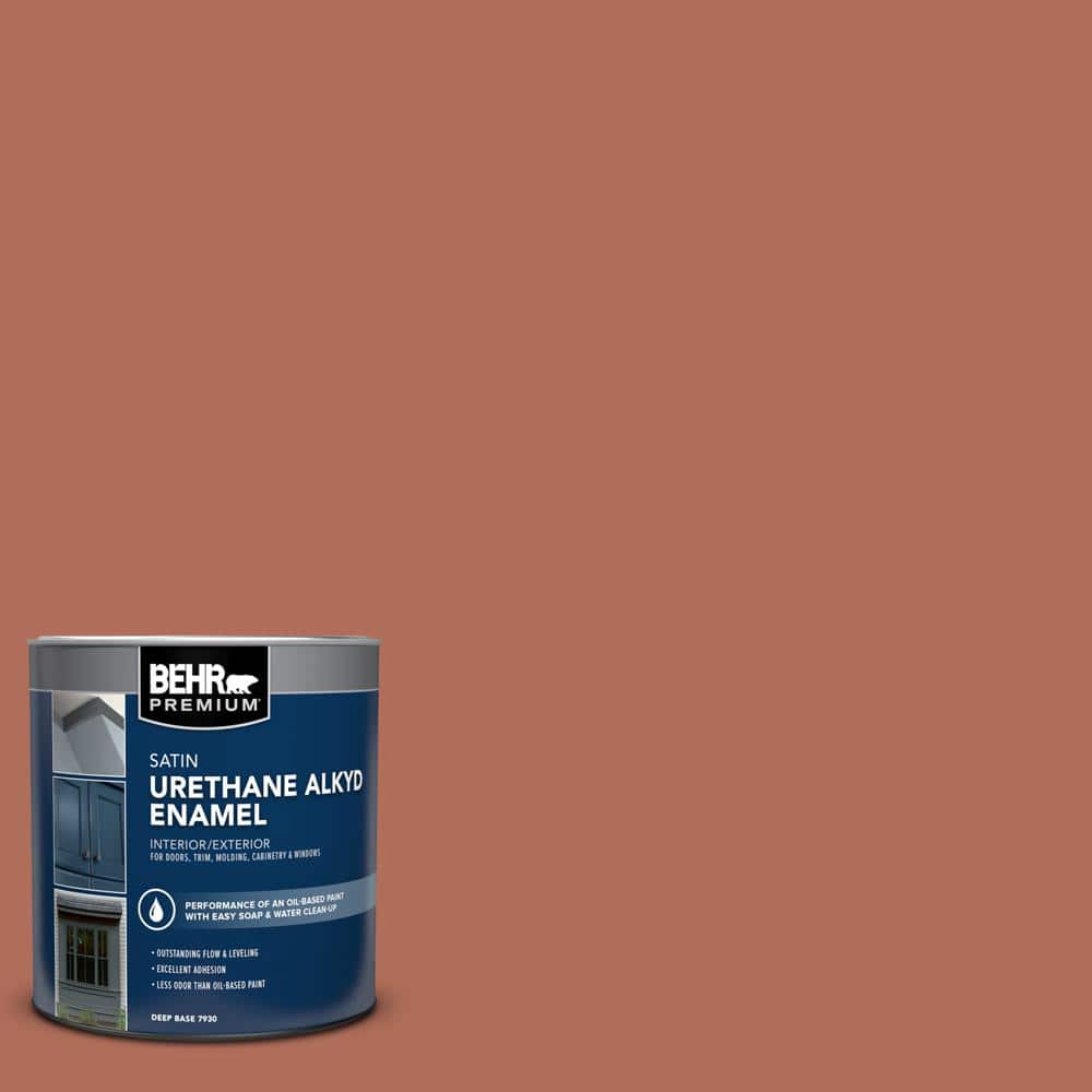 1 qt. #BXC-39 Sunset Orange Satin Enamel Urethane Alkyd Interior/Exterior Paint price history on PriceWatchPro