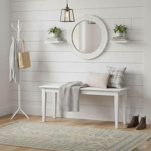Pure White Shaker Bench