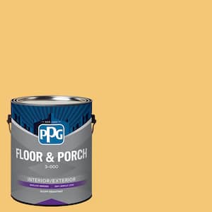 1 gal. PPG1209-4 Yukon Gold Satin Interior/Exterior Floor and Porch Paint