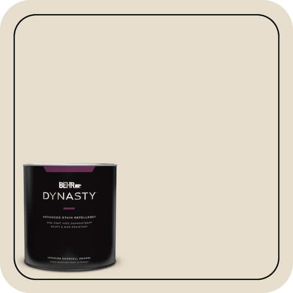 1 qt. #MQ3-12 Ivory Paper One-Coat Hide Eggshell Enamel Interior Stain-Blocking Paint & Primer