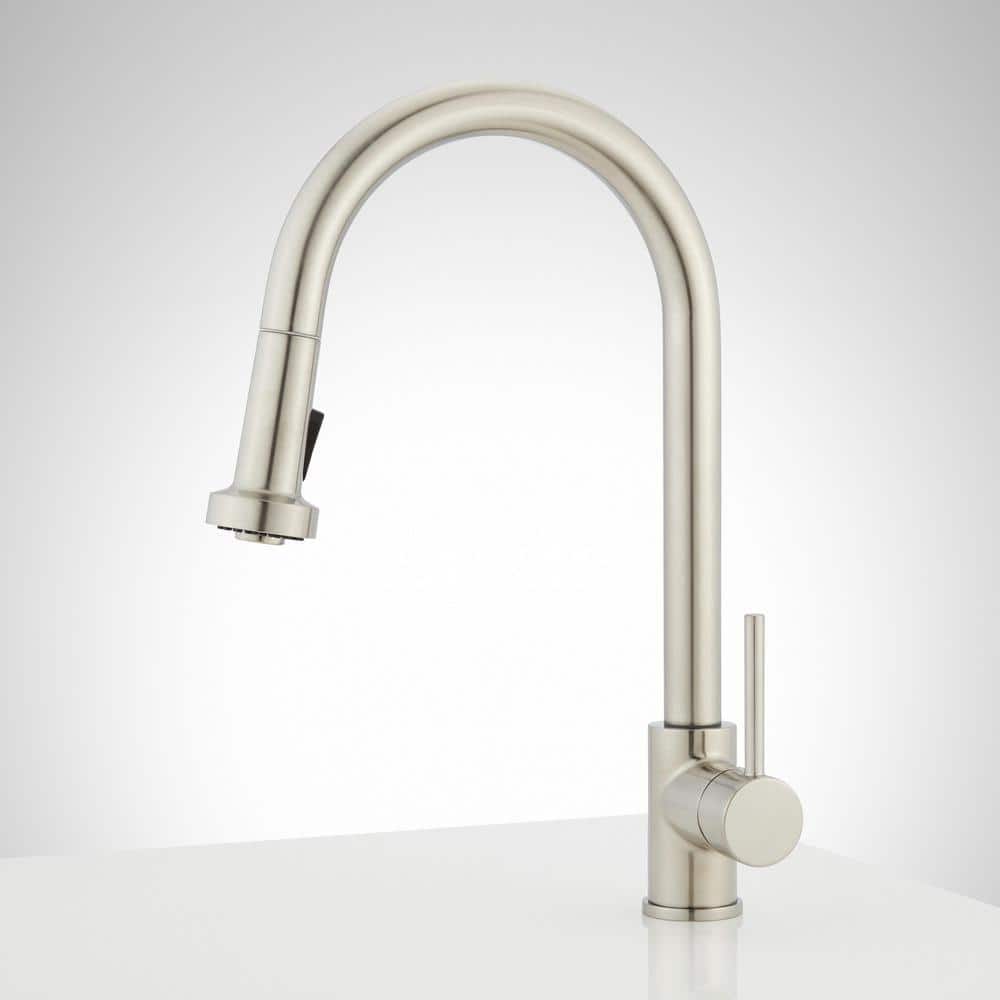 Stainless Steel Single Handle Pull-Down Kitchen Faucet