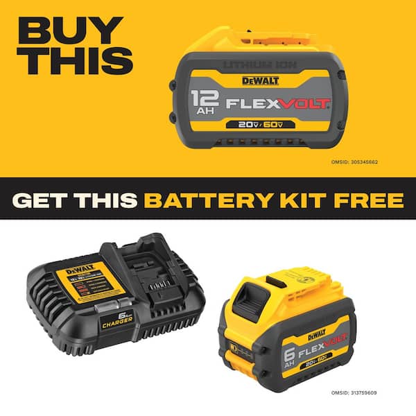 FLEXVOLT 20V/60V MAX Lithium-Ion 12.0Ah Battery