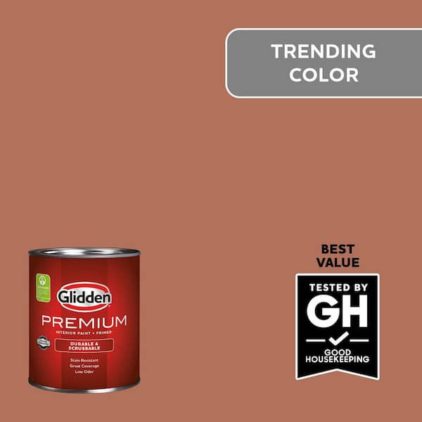 Glidden Premium 1 qt. Copper Beech Eggshell Interior Latex Paint