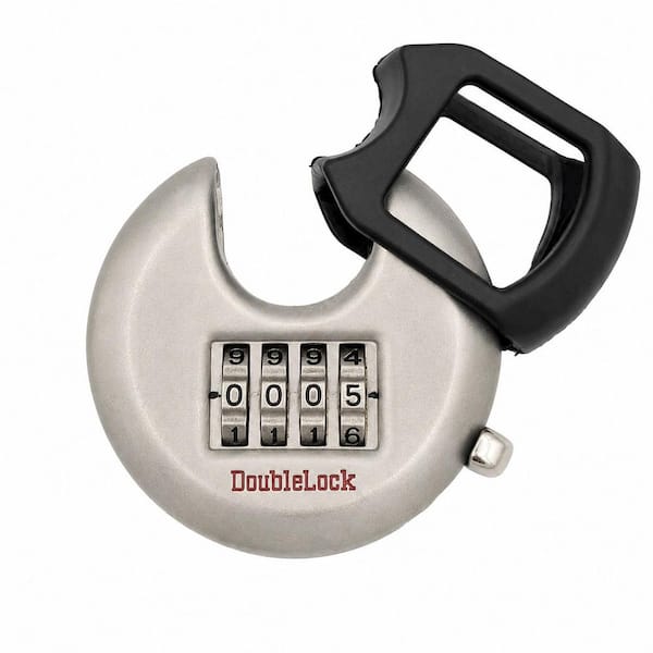 Crab Combo, 2-3/4 in 4-Dial Combination Discus Padlock with Shroud