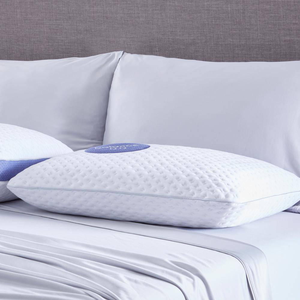White Medium Hybrid Hypoallergenic Performance Pillow