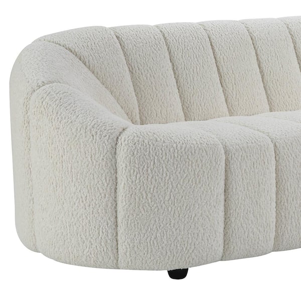 Acme Furniture Osmash 35 in. W Round Arm Velvet Rectangle Straight 