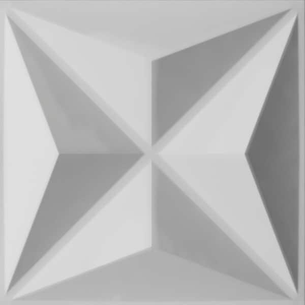 Mediterraneo 19.7 in. x 19.7 in. Decorative PVC 3D Wall Panels Zeus Wall Design