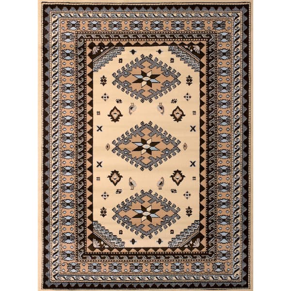 United Weavers Tres Ivory 2 ft. x 3 ft. Indoor Area Rug