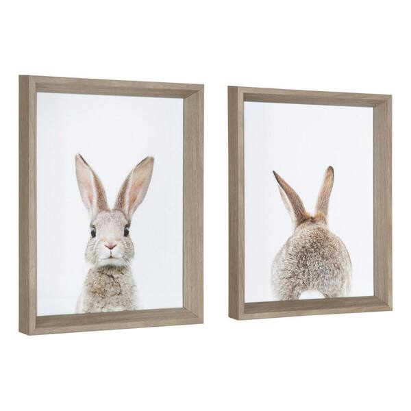 framed bunny wall art