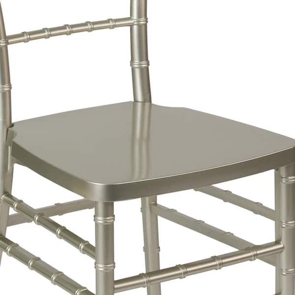 Flash Furniture Hercules Premium Series Resin Stacking Chiavari Chair Black