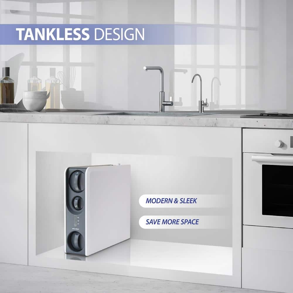 APEC White and Black Tankless Reverse Osmosis Water Filtration System