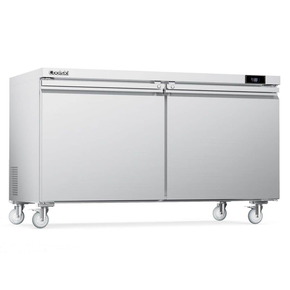 60 in. Commercial Undercounter Refrigerator Sandwich and Salad Prep Table 17.6 cu. ft. Stainless Steel Food Prep Station