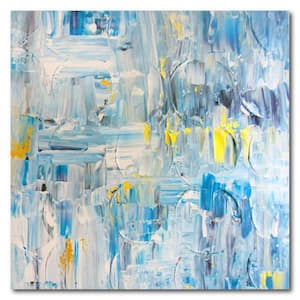 Beginnings Gallery-Wrapped Canvas Abstract Wall Art 16 in. x 16 in.