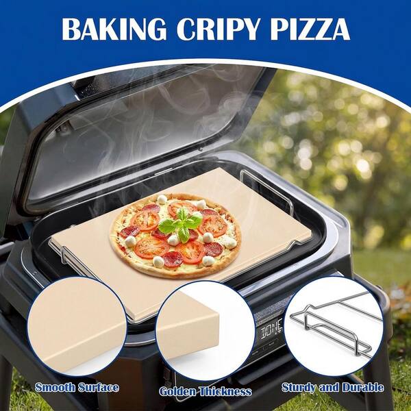 LAIFUCAM Cordierite Pizza Stone Set for Ninja OG800 OG900 Series