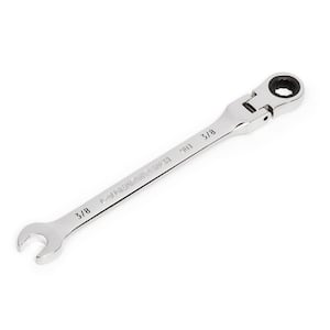 3/8 in. SAE 90-Tooth Flex Head Combination Ratcheting Wrench