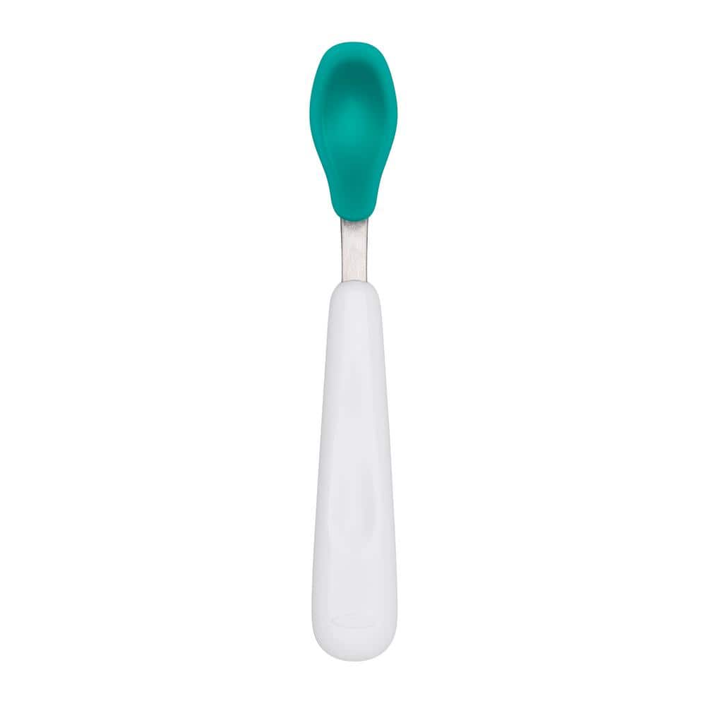 OXO Tot Feeding Spoon Set with Soft Silicone - Teal