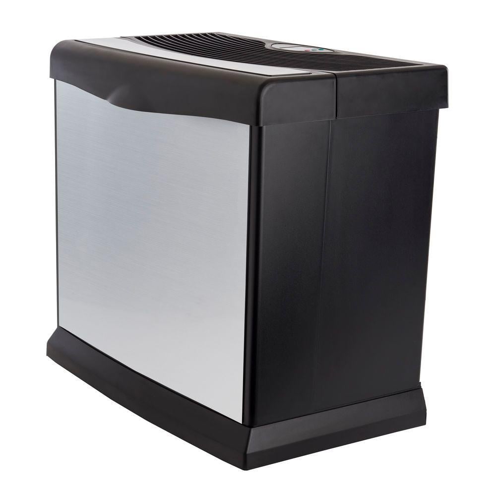 Brushed Nickel Large Evaporative Humidifier with Humidistat
