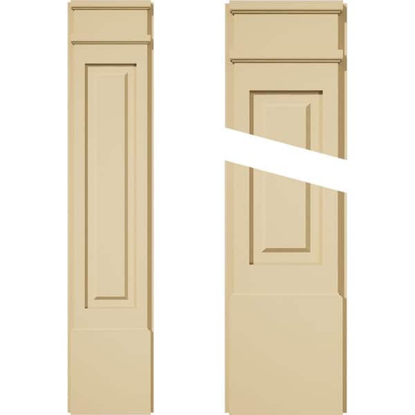 Ekena Millwork 2 in. D x 10 in. W x 48 in. L Primed Polyurethane Pilaster 1- Pack