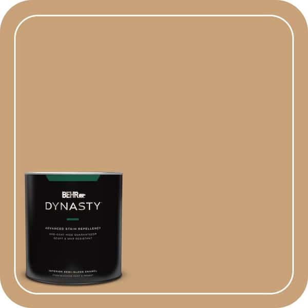 1 qt. #BXC-70 Fresh Sawdust Semi-Gloss Enamel Interior Stain-Blocking Paint and Primer