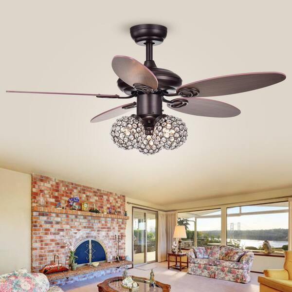 Breezary Enclosed/Low Profile 20-in Black with Abs Blades