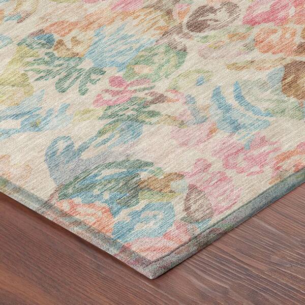 Chantille Machine Washable Indoor/Outdoor Abstract ACN2723 Pink 10 ft. x 14 ft. Area Rug