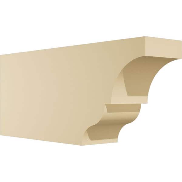 Ekena Millwork Standard Asheboro 5 in. W x 10 in. H x 24 in. D Signature Urethane Rafter Tail Outlooker