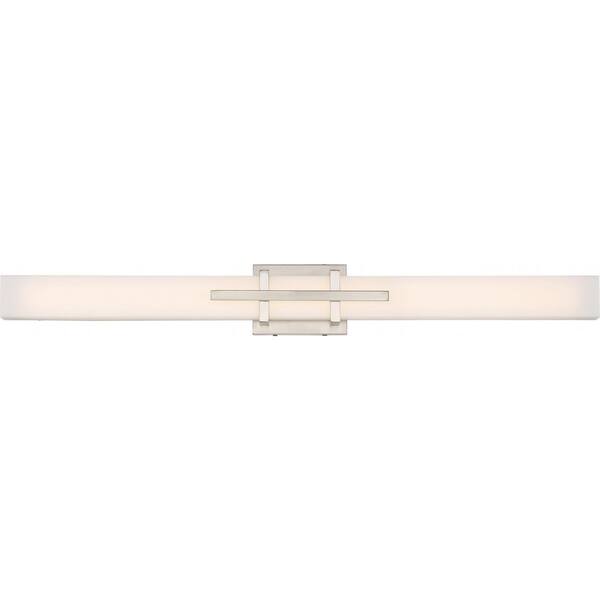 SATCOSatco 36 in. 1Light Polished Nickel LED Vanity Light 62/875