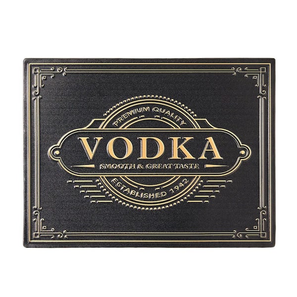American Art Decor Vodka Metal Embossed Sign (15.875"x12"x.25")