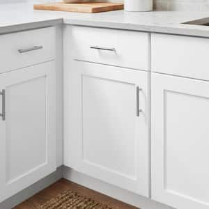 Avondale 15 in. W x 24 in. D x 34.5 in. H Ready to Assemble Plywood Shaker Base Kitchen Cabinet in Alpine White