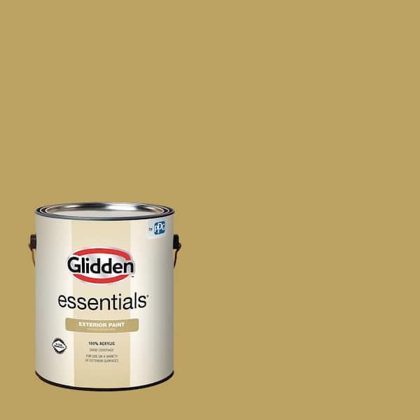 Glidden Essentials 1 gal. PPG1108-6 Shutter Bug Flat/Matte Exterior Paint