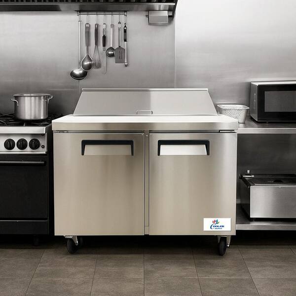 Cooler Depot 48 in. 12.96 cu. ft. Commercial Sandwich Prep Table