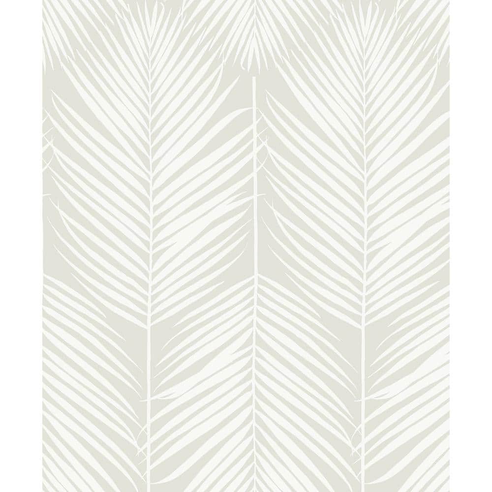 57.5 sq. ft. Sea Salt Athena Palm Unpasted Nonwoven Paper Wallpaper Roll price history on PriceWatchPro