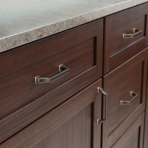 Brightened Opulence 3-3/4 in. (96 mm) Bronze with Copper Highlights Cabinet Drawer Pull