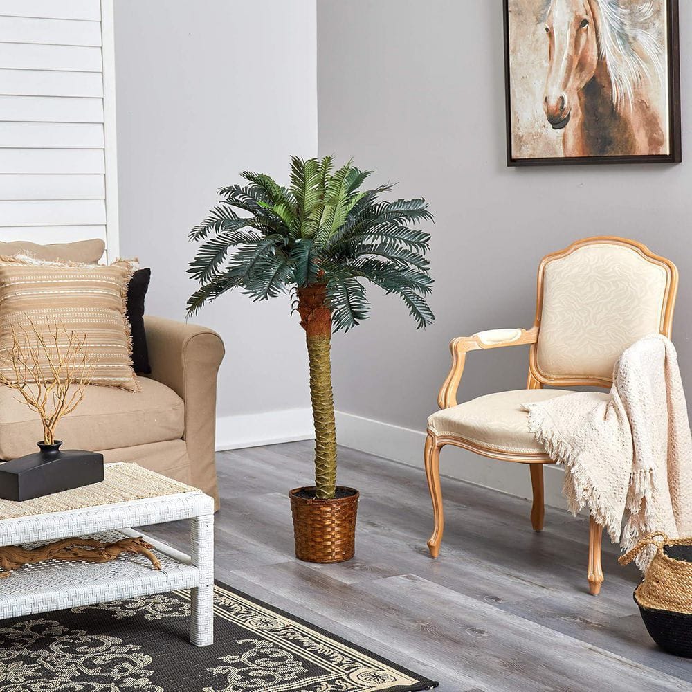 4 ft. Artificial Palm Tree in Pot for Indoor/Outdoor price history on PriceWatchPro