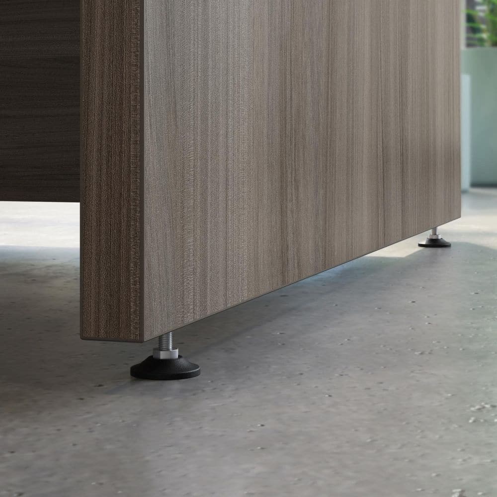 Hudson Elm Executive Desk with Melamine Top, 60" x 30"