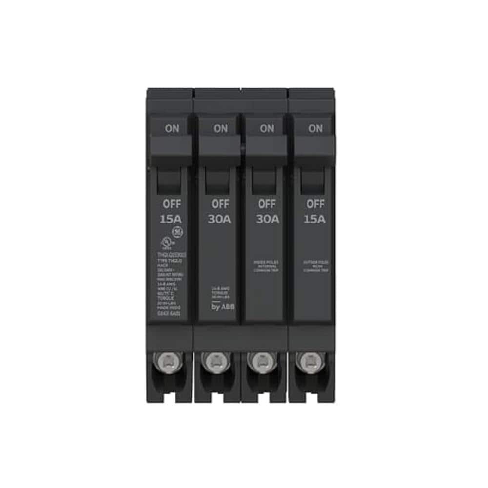 Q-Line 2-15 Amp Single-Pole 1-30 Amp Double-Pole Quad 120/240-Volts Circuit